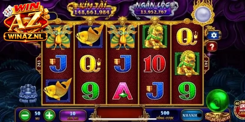 Nổ Hũ Đổi Thưởng - Game Slot Hấp Dẫn, Jackpot Khủng 2 Kho Báu Tứ Linh thuộc top nổ hũ hot lấy ý tưởng từ bốn thánh thú